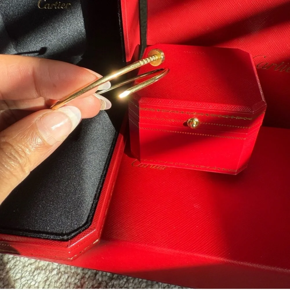 Authentic Cartier Juste un Clou Bracelet (18 K Gold) - Picture 3 of 11